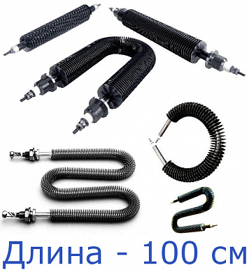 Оребренный электронагреватель воздуха ТЭНР-100